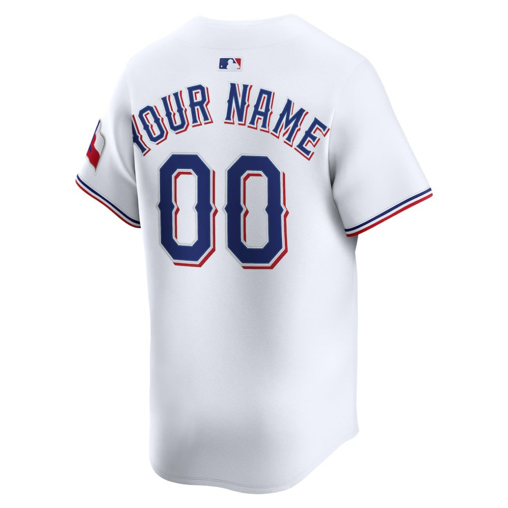 Texas Rangers Nike Home Limited Custom Jersey - MLB