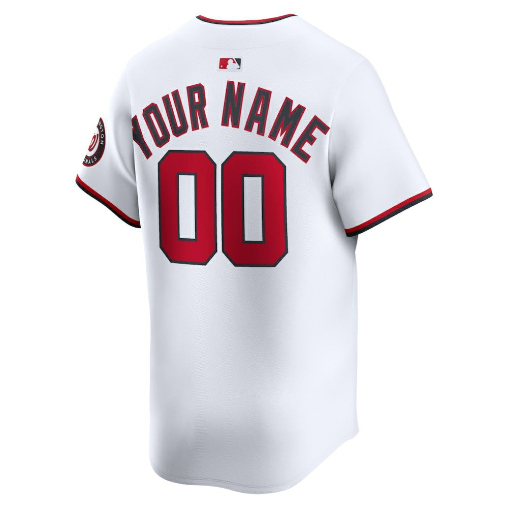 Washington Nationals Nike Home Limited Custom Jersey - MLB