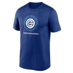 Chicago Cubs Nike 2025 MLB World Tour: Tokyo Series Legend Logo Performance T-Shirt - MLB
