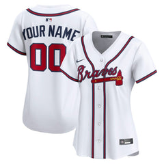 Atlanta Braves Nike Women's Home Limited Custom Jersey - MLB