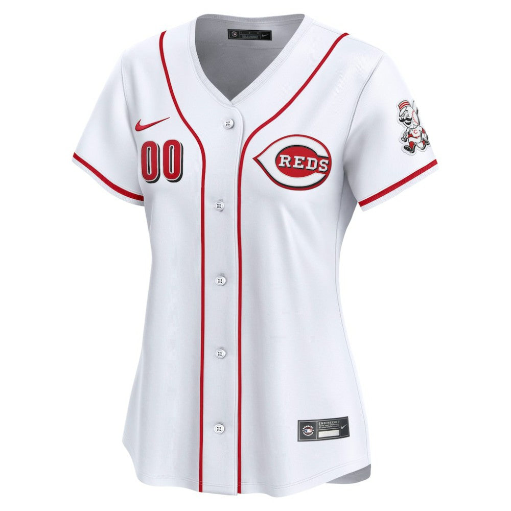 Cincinnati Reds Nike Women's Home Limited Custom Jersey - MLB
