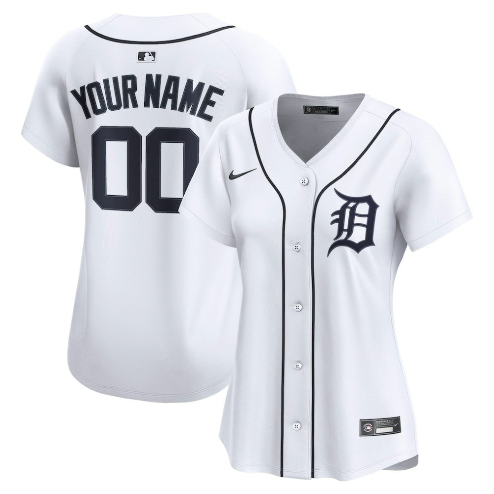 Detroit Tigers Nike Women's Home Limited Custom Jersey - MLB