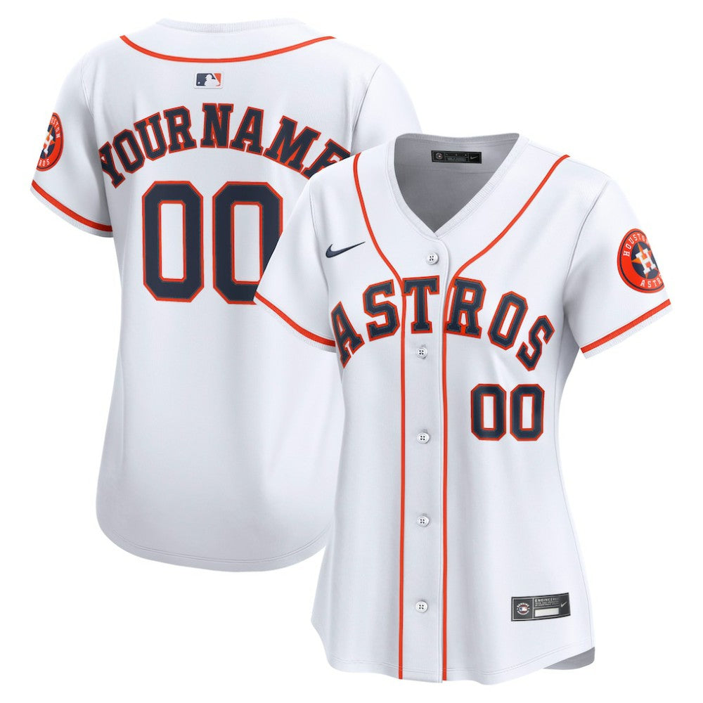 Houston Astros Nike Women's Home Limited Custom Jersey - MLB