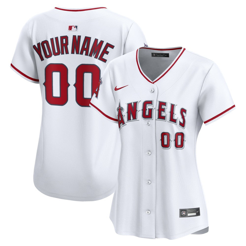 Los Angeles Angels Nike Women's Home Limited Custom Jersey - MLB