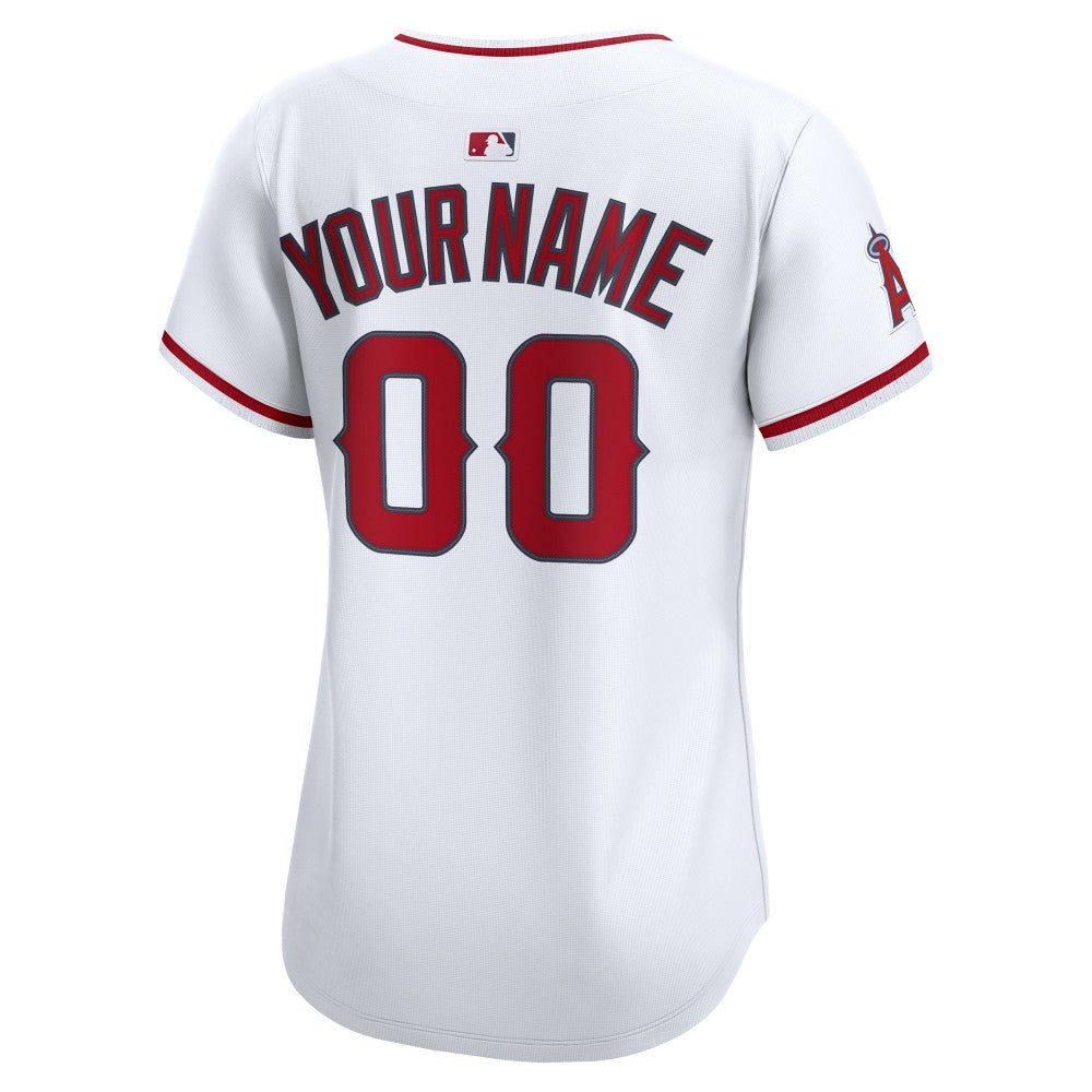 Los Angeles Angels Nike Women's Home Limited Custom Jersey - MLB