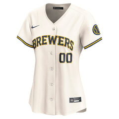 Milwaukee Brewers Nike Women's Home Limited Custom Jersey - MLB