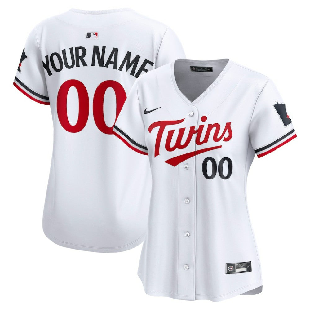 Minnesota Twins Nike Women's Home Limited Custom Jersey - MLB