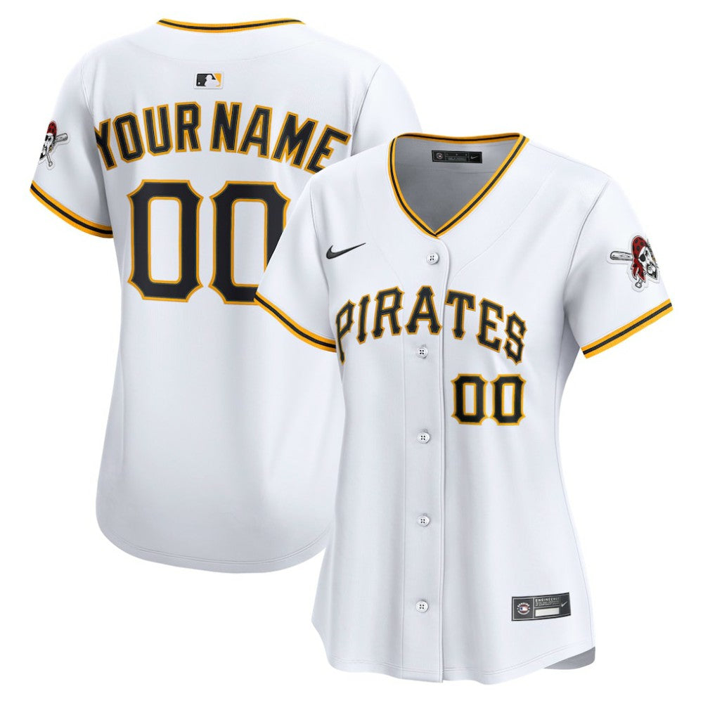 Pittsburgh Pirates Nike Women's Home Limited Custom Jersey - MLB