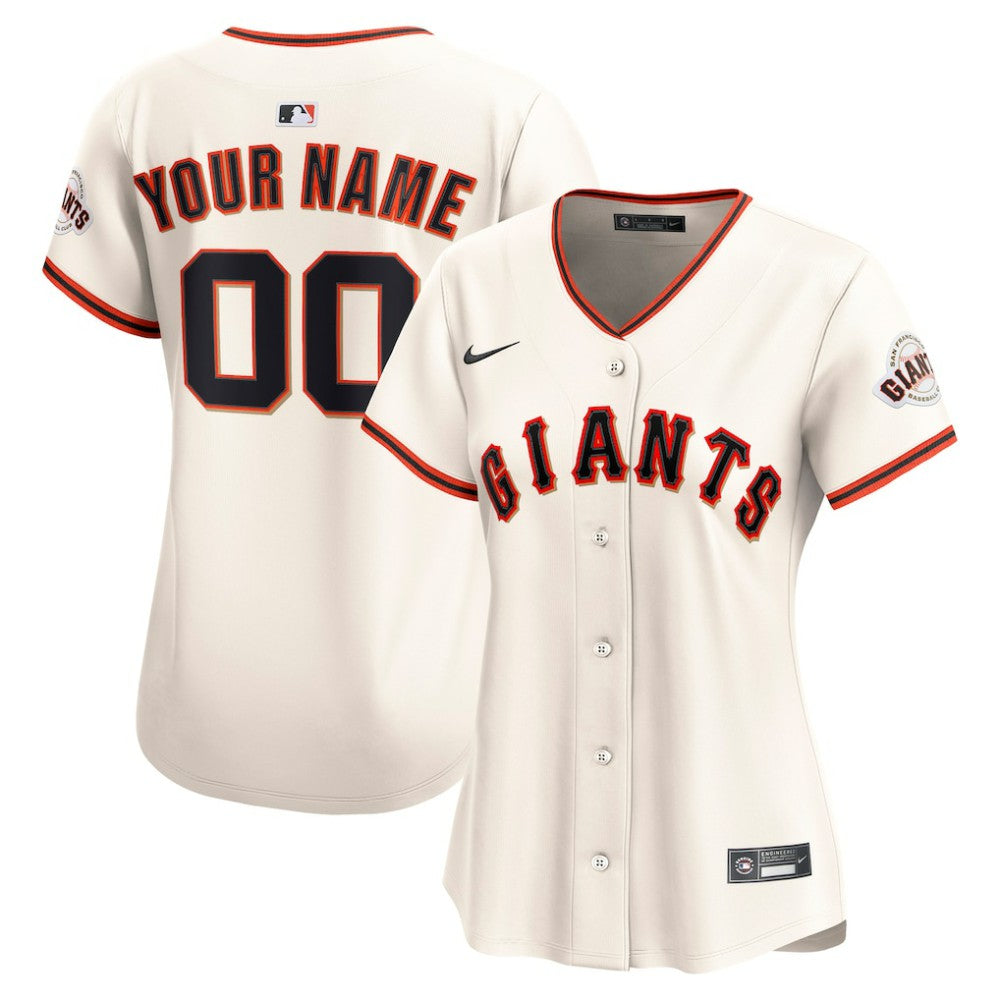 San Francisco Giants Nike Women's Home Limited Custom Jersey - MLB