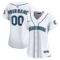 Seattle Mariners Nike Women's Home Limited Custom Jersey - MLB