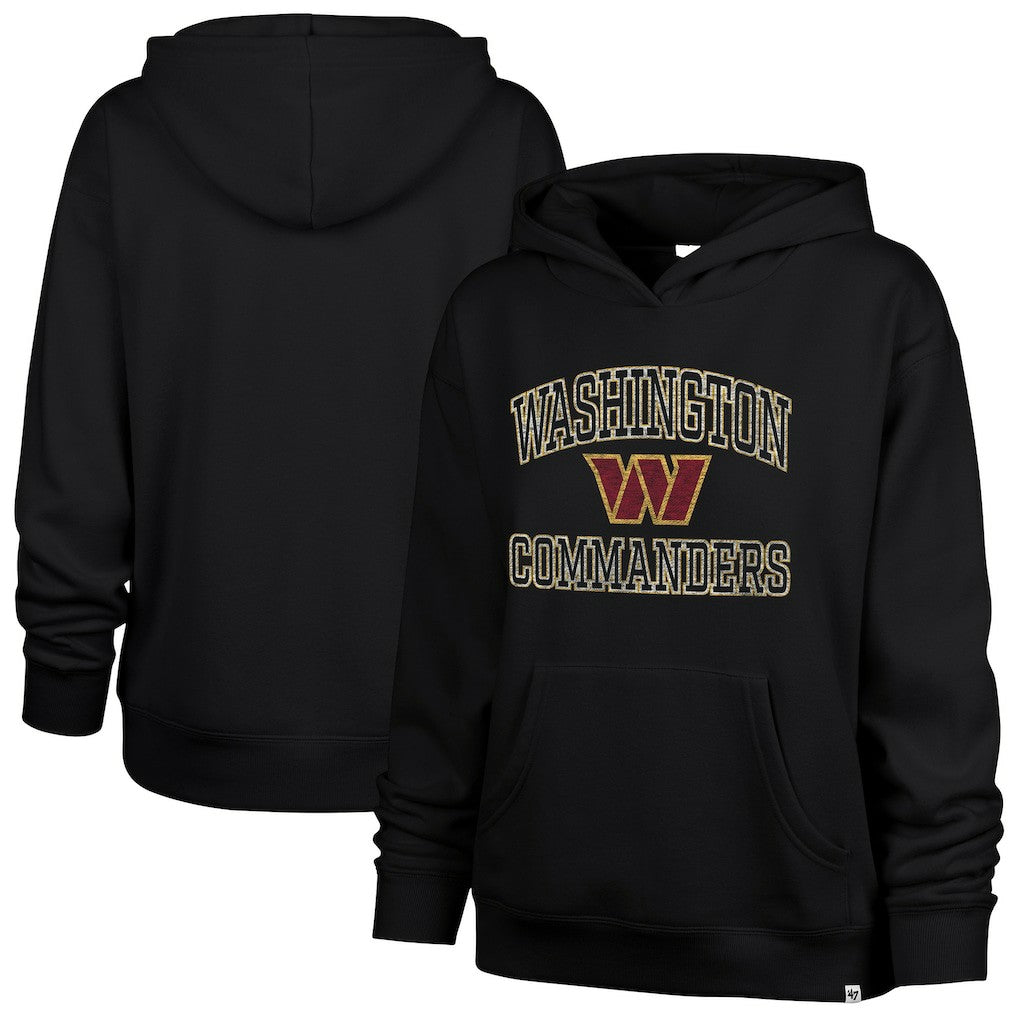 Washington Commanders '47 Women's Clarity Naomi Hoodie Black | 47 brand