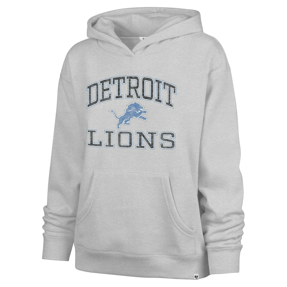 Detroit Lions '47 Women's Clarity Naomi Hoodie Gray | 47 brand