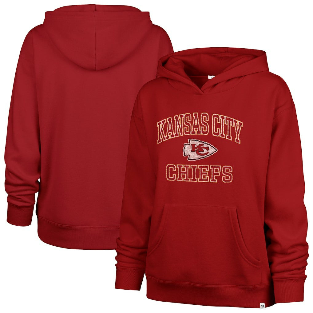Kansas City Chiefs '47 Women's Clarity Naomi Hoodie Red | 47 brand