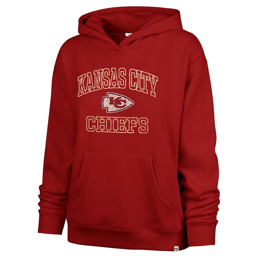 Kansas City Chiefs '47 Women's Clarity Naomi Hoodie Red | 47 brand