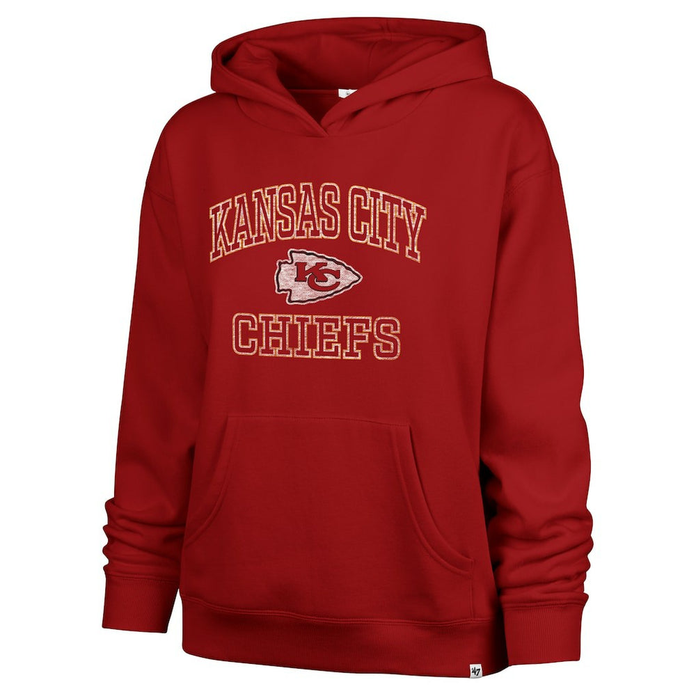 Kansas City Chiefs '47 Women's Clarity Naomi Hoodie Red | 47 brand