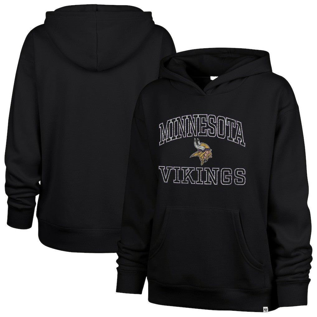 Minnesota Vikings '47 Women's Clarity Naomi Hoodie Black | 47 brand