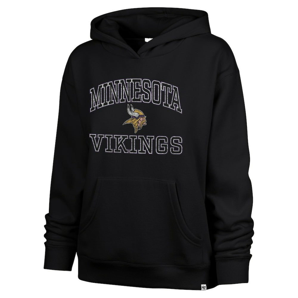 Minnesota Vikings '47 Women's Clarity Naomi Hoodie Black | 47 brand