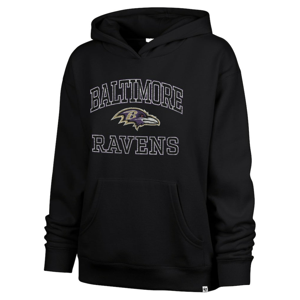 Baltimore Ravens '47 Women's Clarity Naomi Hoodie Black | 47 brand