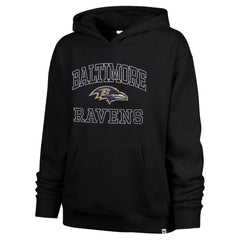 Baltimore Ravens '47 Women's Clarity Naomi Hoodie Black | 47 brand