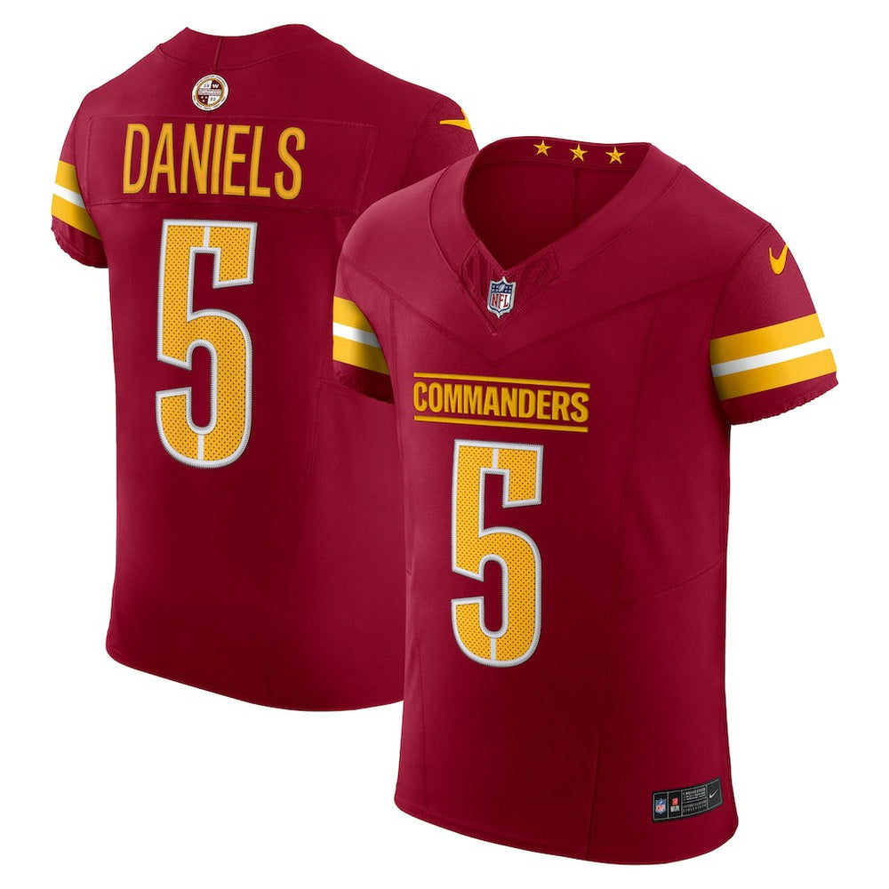 Jayden Daniels Washington Commanders Team Vapor F.U.S.E. Elite Jersey Burgundy | Nike for Sale