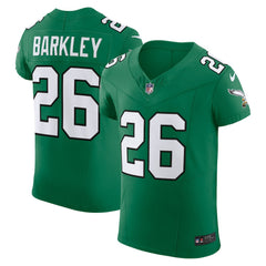 Saquon Barkley Philadelphia Eagles Alternate Vapor F.U.S.E. Elite Jersey Kelly Green | Nike for Sale