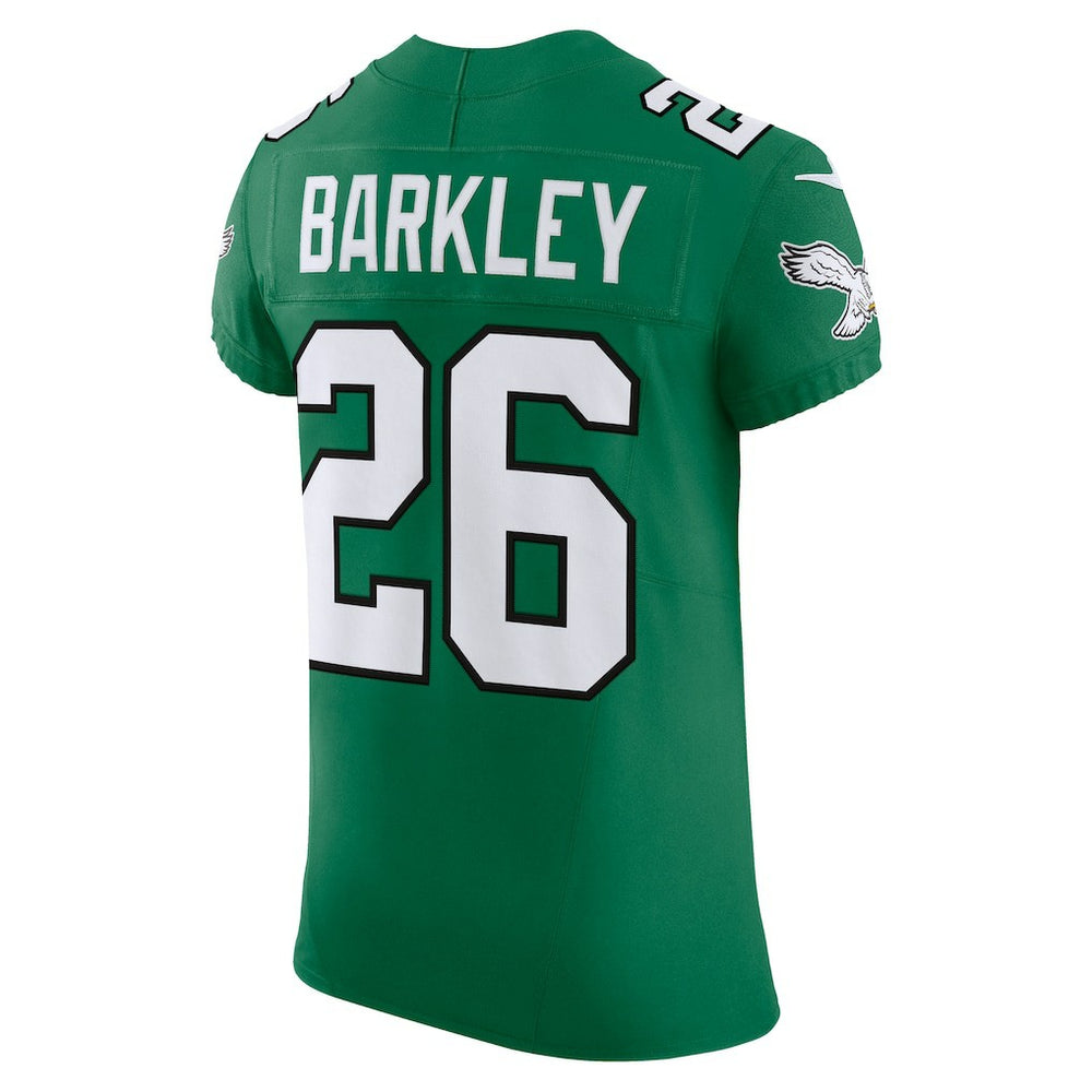 Saquon Barkley Philadelphia Eagles Alternate Vapor F.U.S.E. Elite Jersey Kelly Green | Nike for Sale