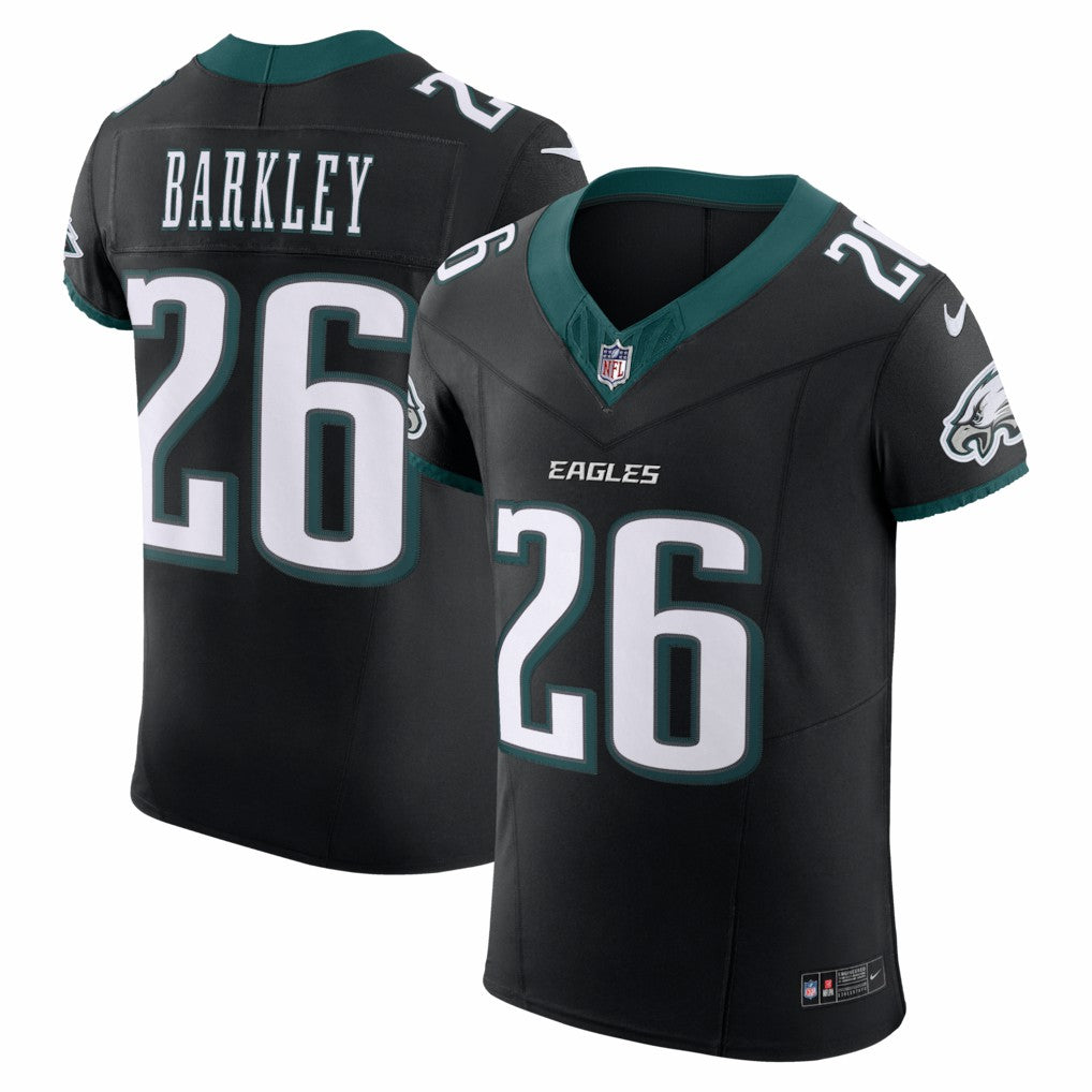 Saquon Barkley Philadelphia Eagles Alternate Vapor F.U.S.E. Elite Jersey Black | Nike for Sale