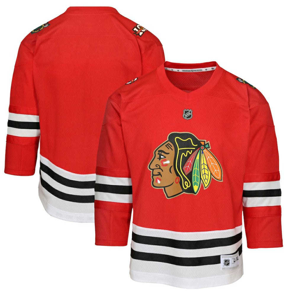 Chicago Blackhawks Youth Centennial Replica Jersey - Red - NHL