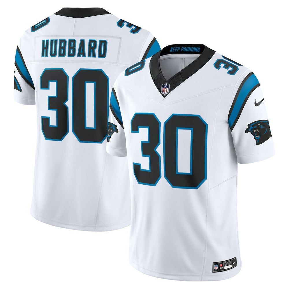 Chuba Hubbard Carolina Panthers Vapor F.U.S.E. Limited Jersey White | Nike for Sale