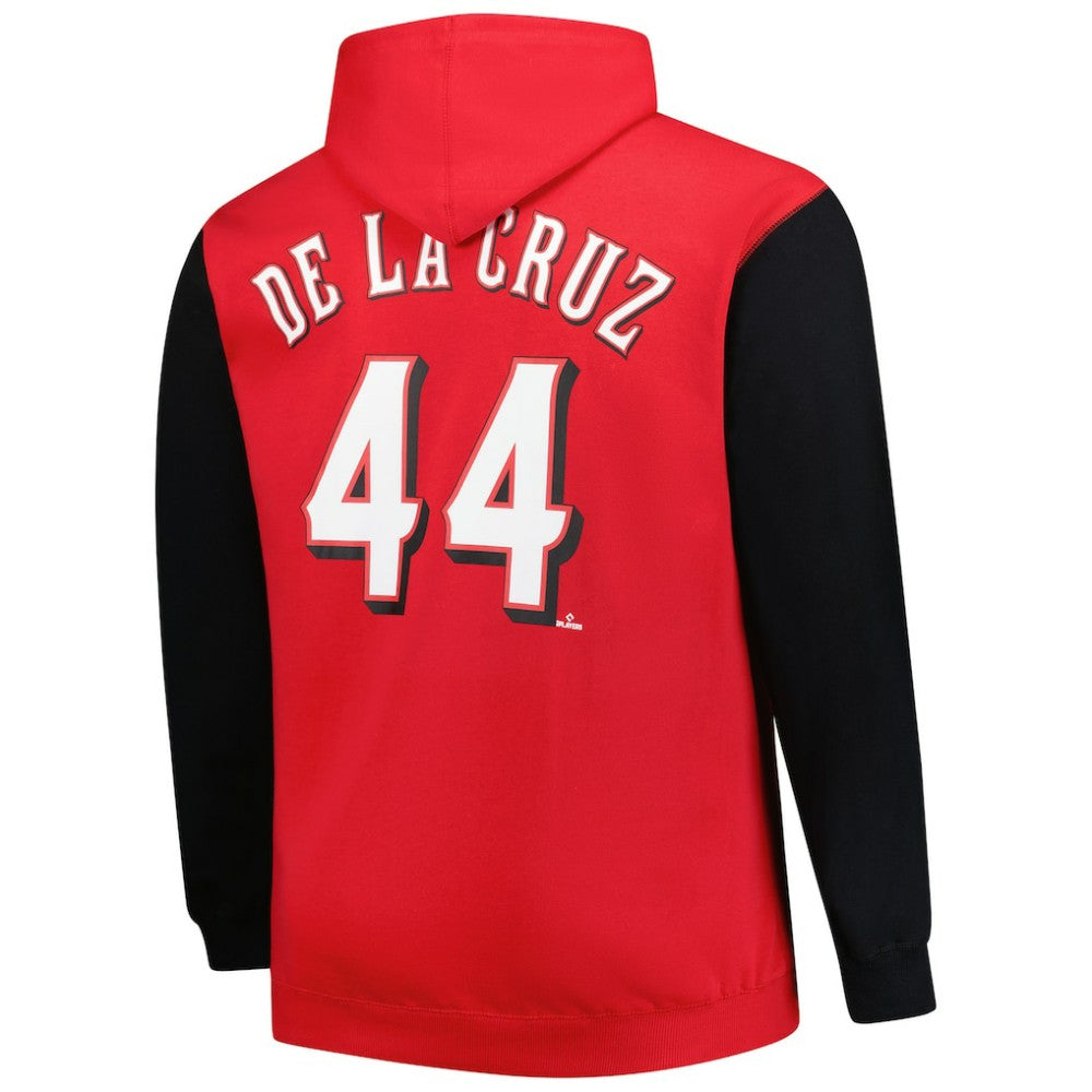 Elly De La Cruz Cincinnati Reds Profile Big & Tall Fleece Pullover Hoodie - MLB