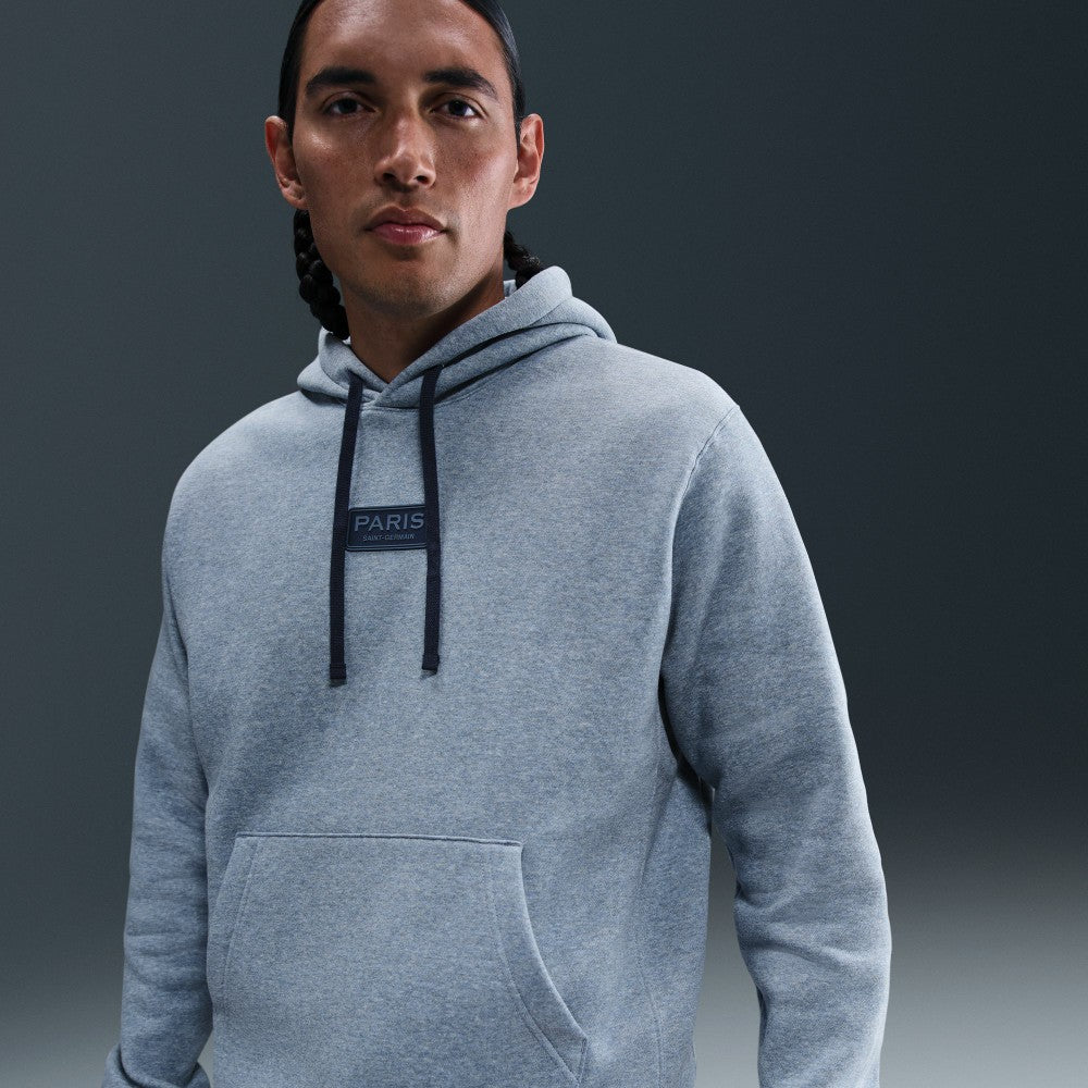 Paris Saint-Germain Club Pullover Hoodie Heather Navy | Nike Online