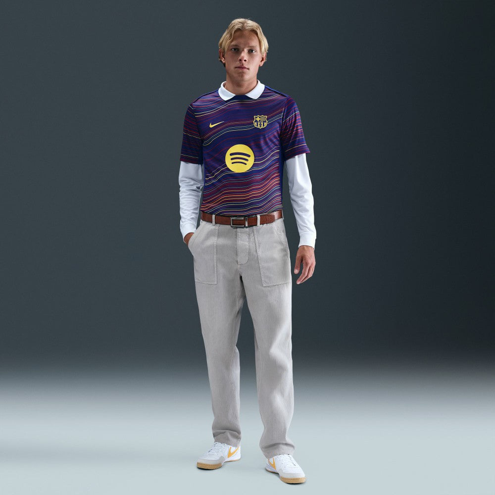 Barcelona Home 2025/26 Academy Pro Pre-Match Top Navy | Nike online