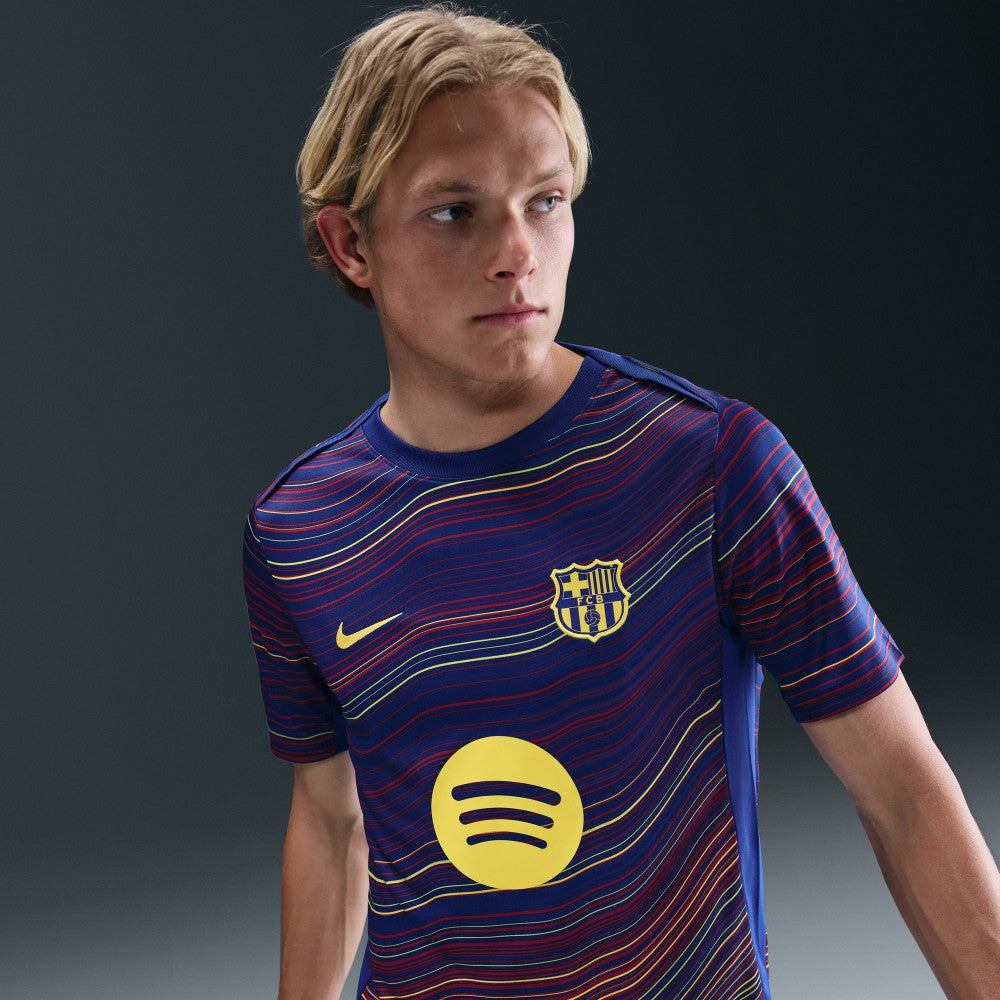 Barcelona Home 2025/26 Academy Pro Pre-Match Top Navy | Nike online
