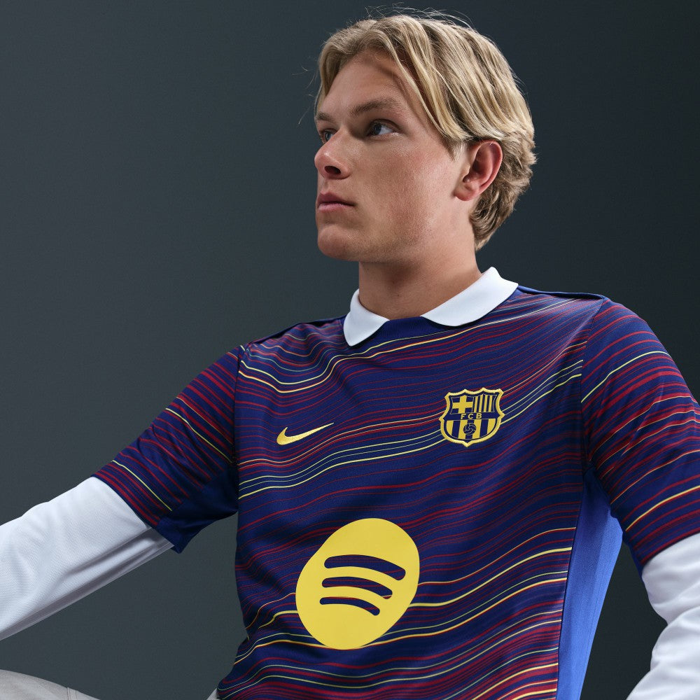 Barcelona Home 2025/26 Academy Pro Pre-Match Top Navy | Nike online