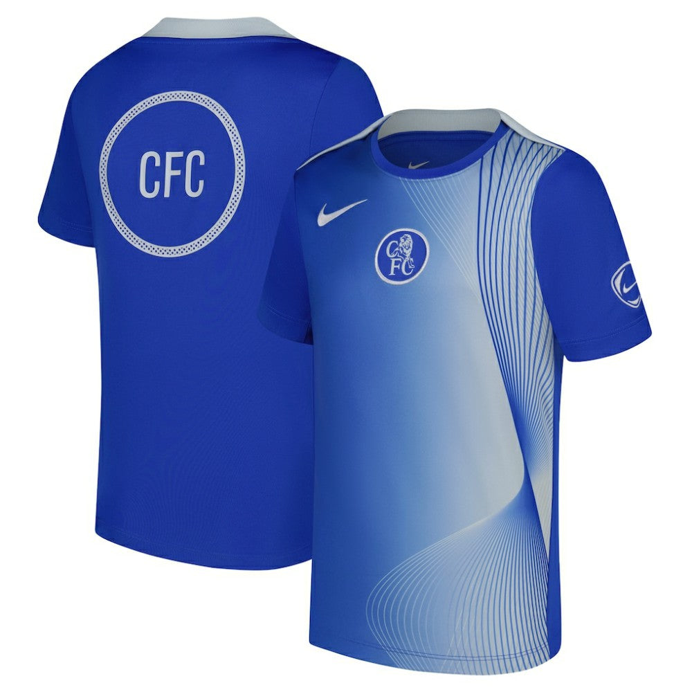 Chelsea Youth 2025/26 Third Academy Pro Pre-Match Dri-Fit Top Blue | Nike online