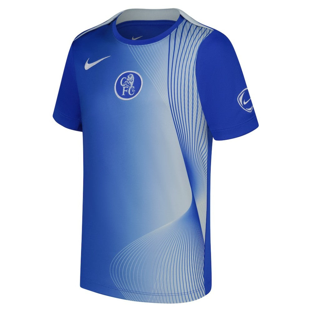 Chelsea Youth 2025/26 Third Academy Pro Pre-Match Dri-Fit Top Blue | Nike online