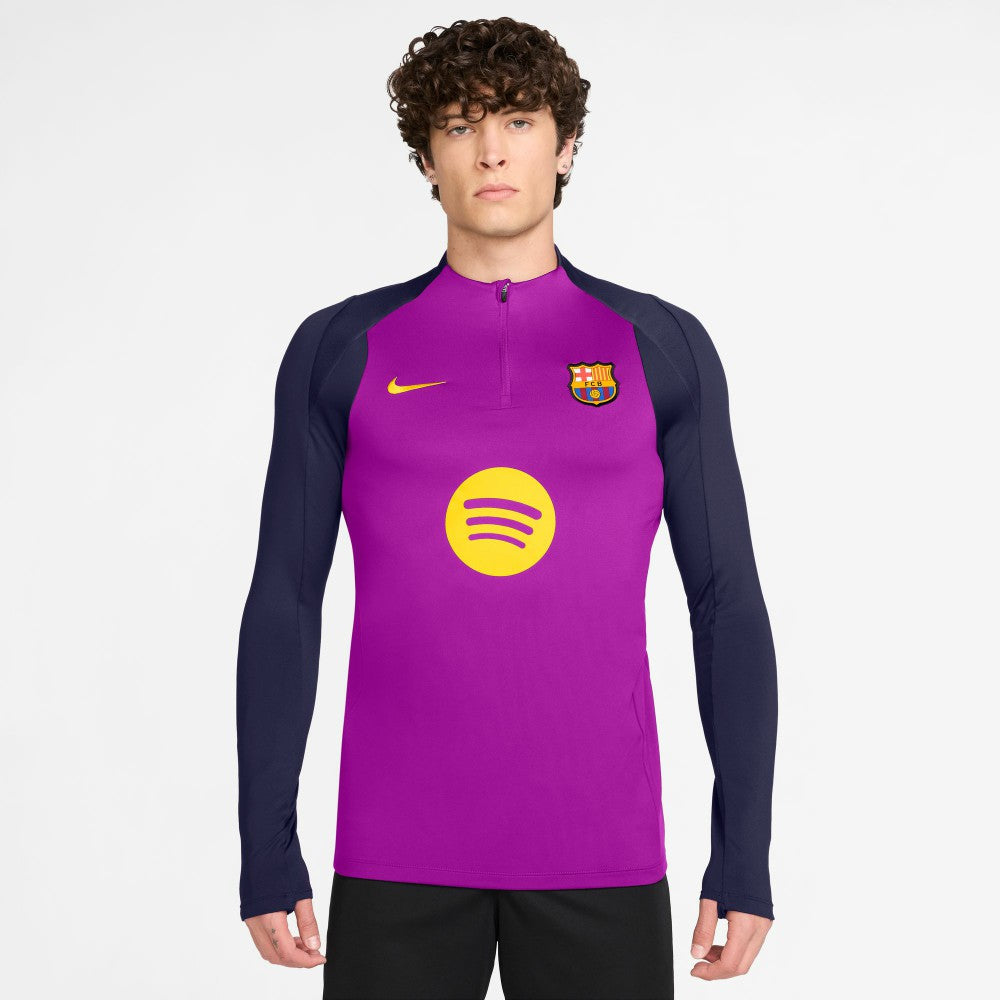 Barcelona 2025/26 Strike Drill Quarter-Zip Long Sleeve Dri-FIT Top Purple | Nike Online