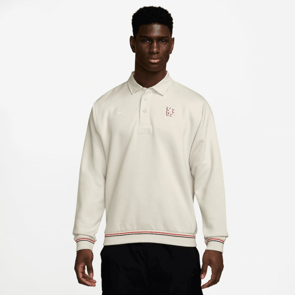 Chelsea Club Long Sleeve Polo Cream | Nike Online