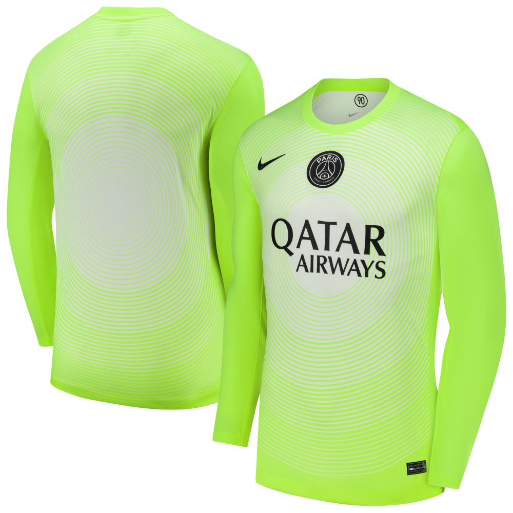 Paris Saint-Germain 2025/26 Third Goalkeeper Replica Long Sleeve Jersey Neon Green | Nike discount