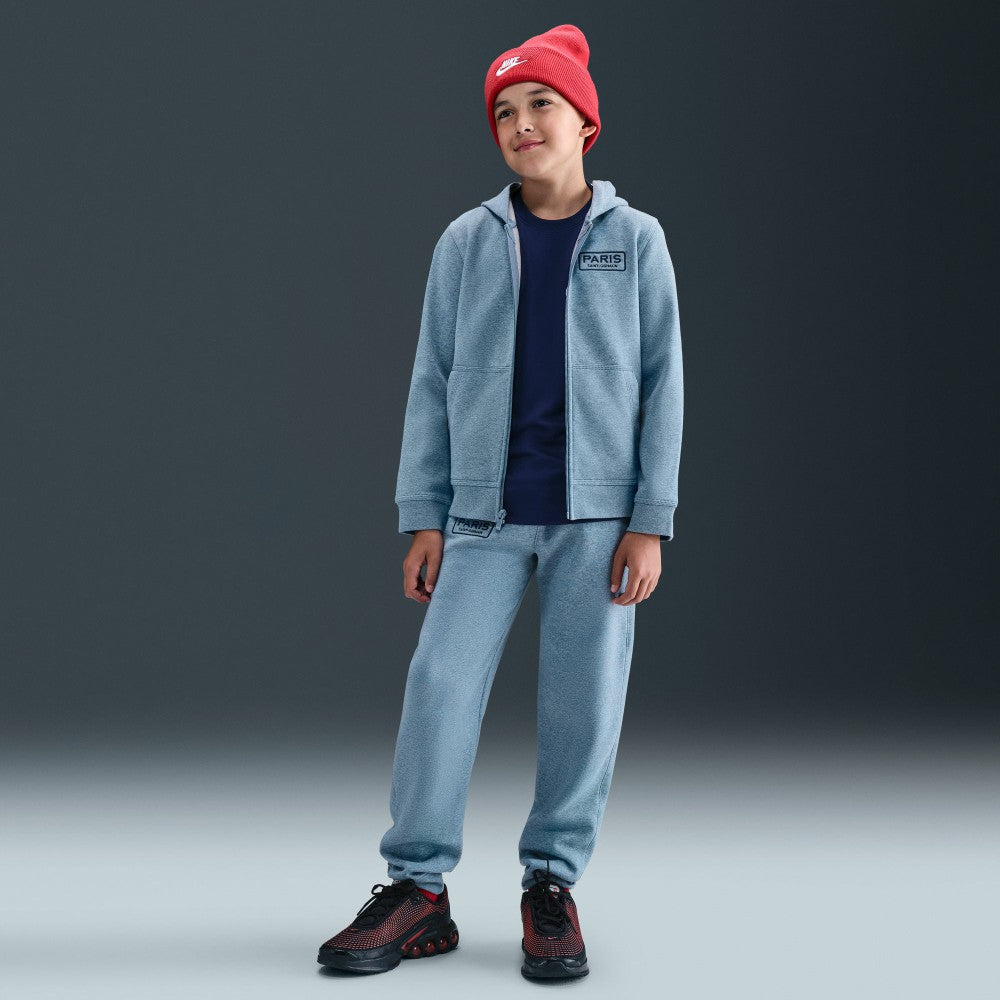 Paris Saint-Germain Youth Club Full-Zip Hoodie Heather Blue | Nike discount