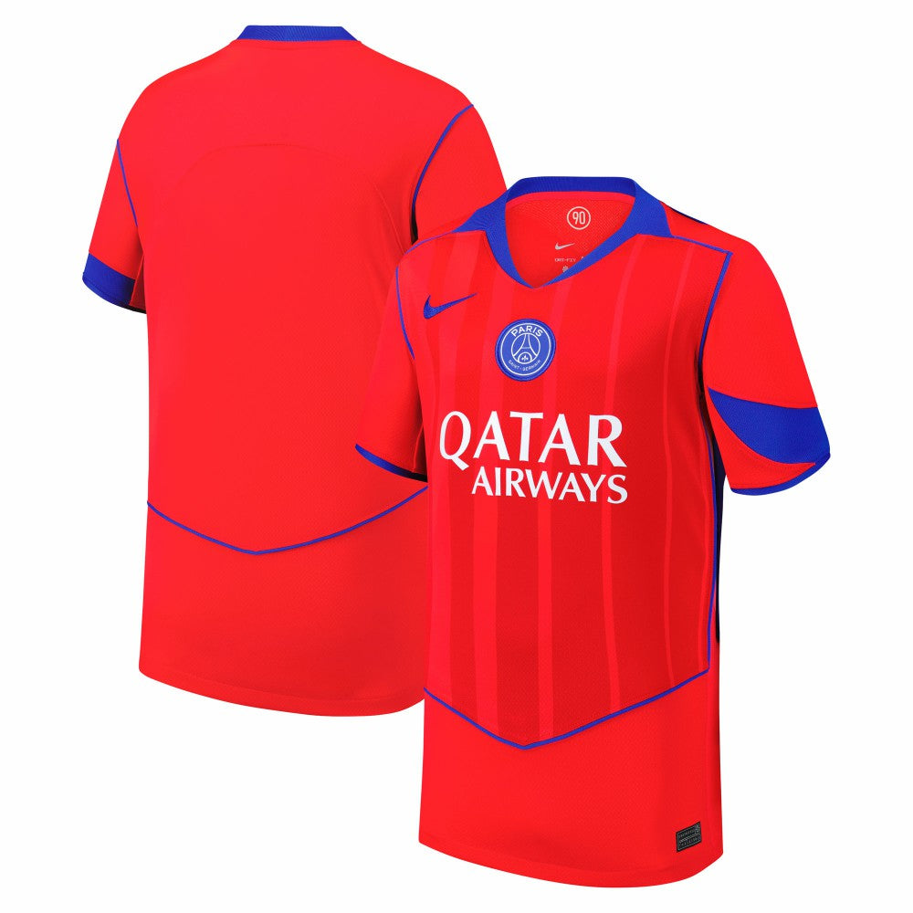 Paris Saint-Germain Youth 2025/26 Third Replica Jersey Red | Nike Online