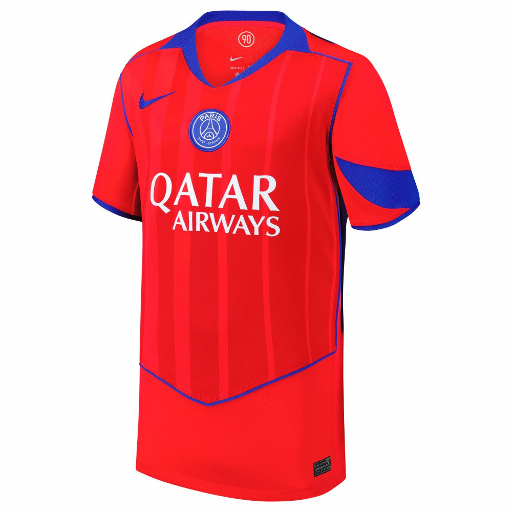 Paris Saint-Germain Youth 2025/26 Third Replica Jersey Red | Nike Online