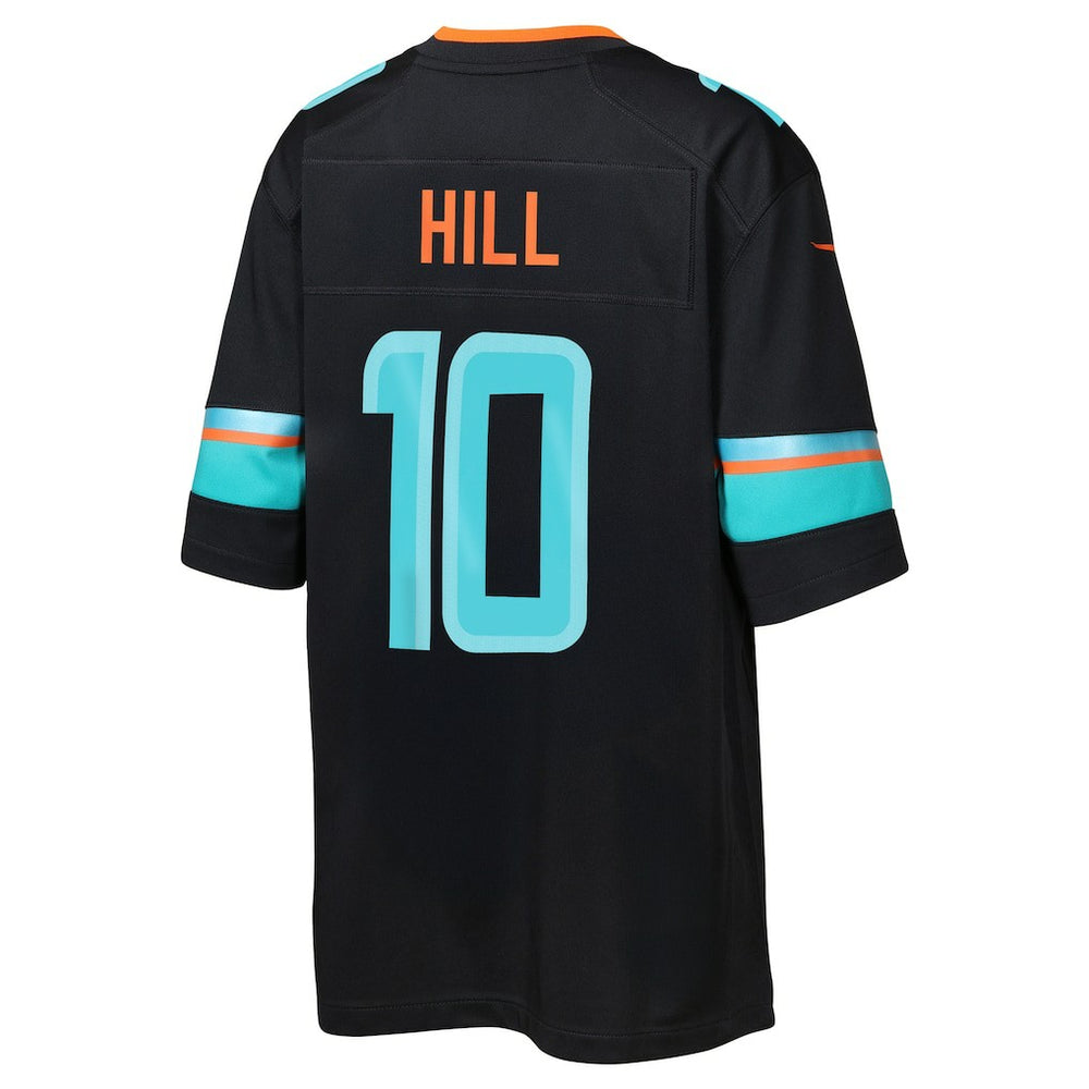 Tyreek Hill Miami Dolphins Youth 2025 Rivalries Collection Game Jersey Pitch Blue | Nike for Sale
