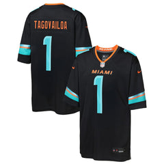 Tua Tagovailoa Miami Dolphins Youth 2025 Rivalries Collection Game Jersey Pitch Blue | Nike for Sale