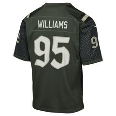 Quinnen Williams New York Jets Youth 2025 Rivalries Collection Game Jersey Gotham Green | Nike for Sale