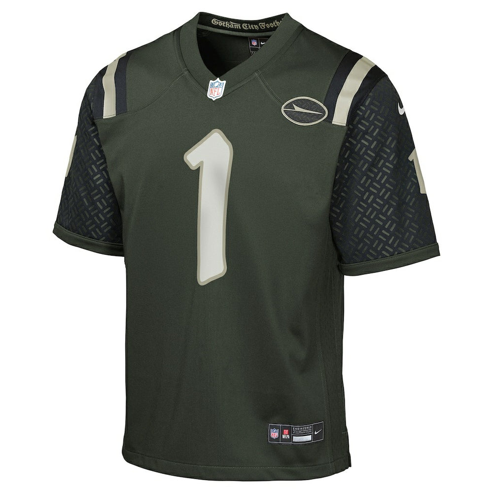 Ahmad Sauce Gardner New York Jets Youth 2025 Rivalries Collection Game Jersey Gotham Green | Nike for Sale