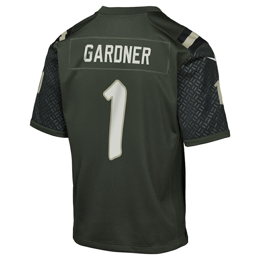 Ahmad Sauce Gardner New York Jets Youth 2025 Rivalries Collection Game Jersey Gotham Green | Nike for Sale