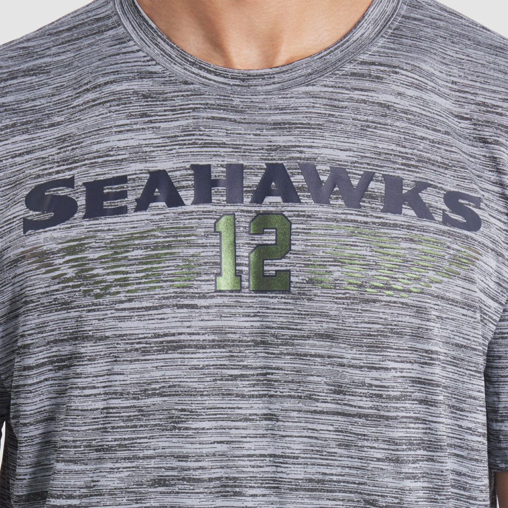 Seattle Seahawks 2025 Rivalries Collection Sideline Velocity Dri-FIT T-Shirt Wolf Gray | Nike for Sale