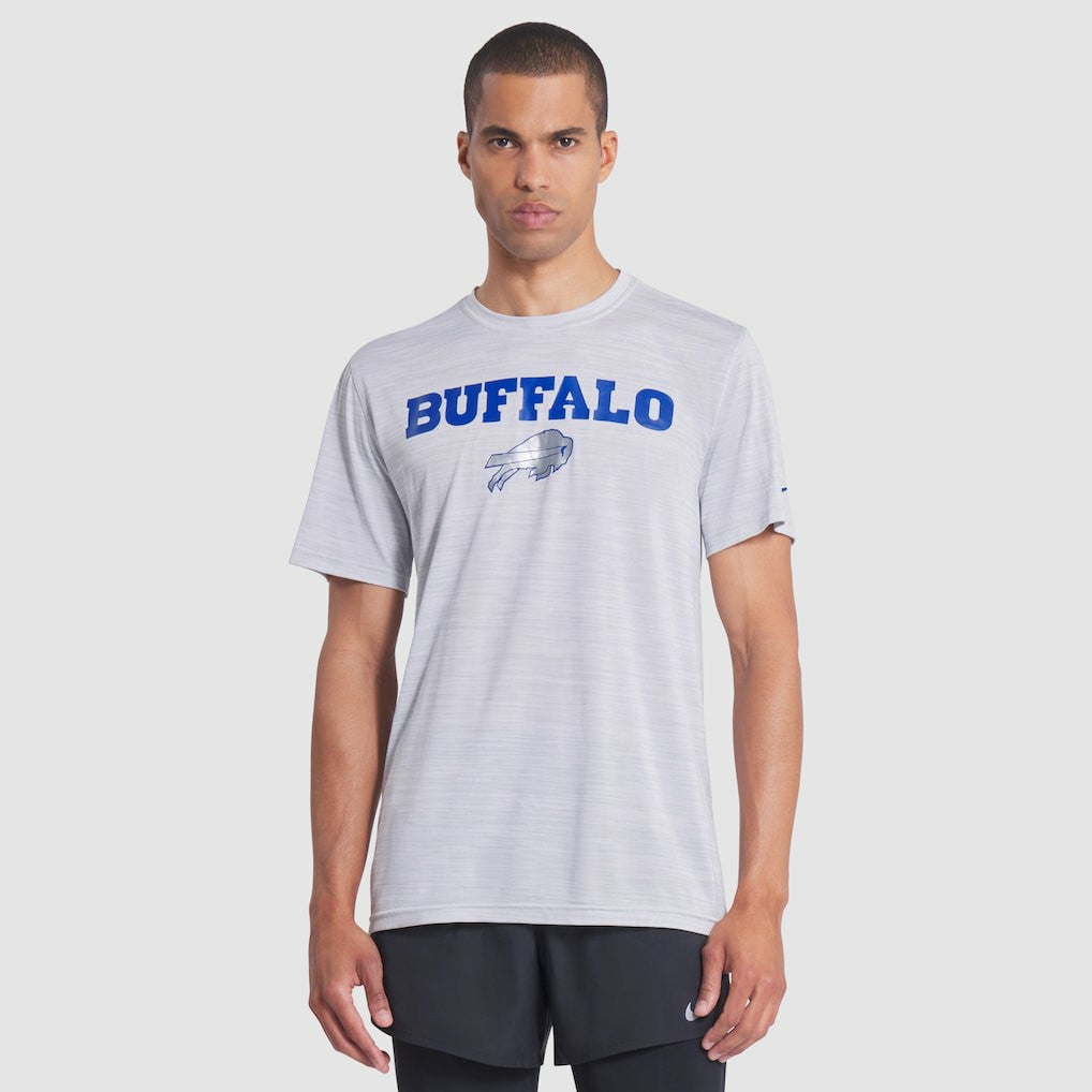 Buffalo Bills 2025 Rivalries Collection Sideline Velocity Dri-FIT T-Shirt White | Nike for Sale