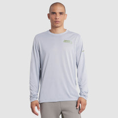 Seattle Seahawks 2025 Rivalries Collection Sideline Legend Dri-FIT Long Sleeve T-Shirt Wolf Gray | Nike for Sale